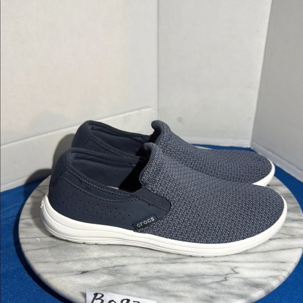 CROCS Women's Blue Slip-On Sneakers